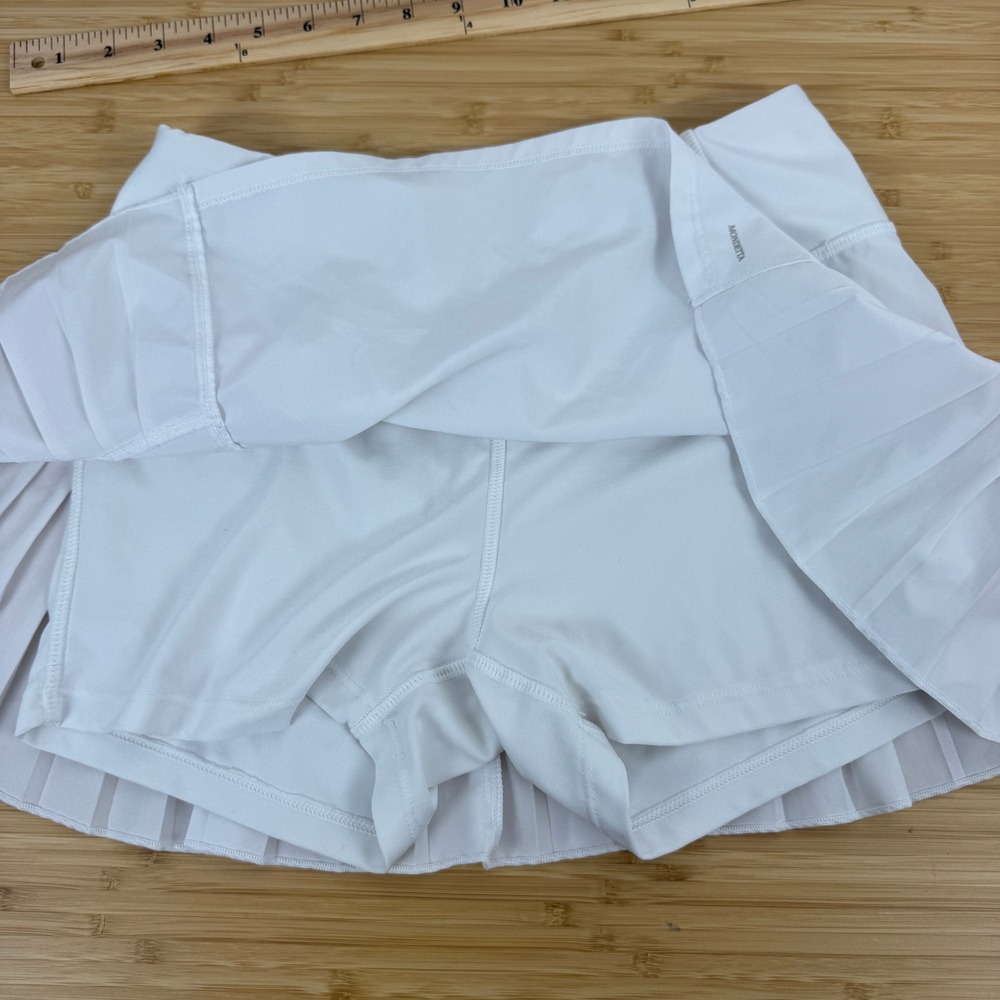 Mondetta‎ Womens Performance Luxury Athletic Skirt White S Pleated Tennis Golf - Picture 7 of 10